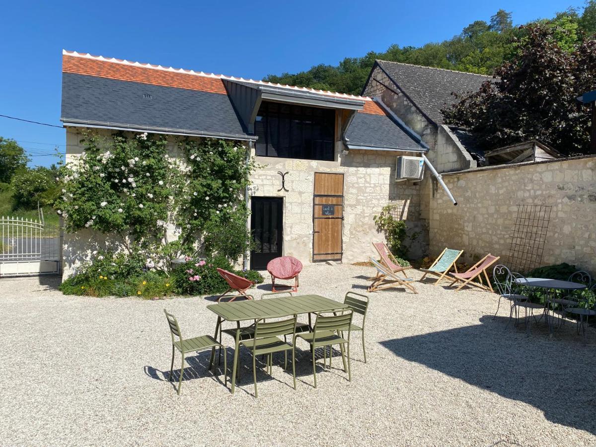 Studio Indre Climatise, La Halte De Cuze, Aux Abords De La Loire A Velo Huismes 외부 사진